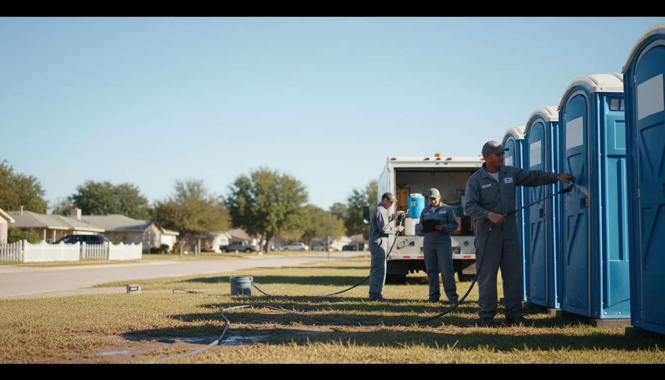 Long-Term Portable Toilet Rental in Jacksonville, AL near me